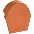 Fronton pour faîtière à bourrelet universelle terre cuite Terroir - long. 27 cm
