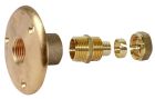 Applique sortie cloison robinet PER à visser D16