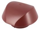 CHAPEAU VENTILATION  SIMPLE AVEC MOUTIQUAIRE DIAMETRE 100 ROUGE  - UVVM10R