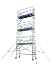 Échafaudage roulant en aluminium TOTEM 2 BOX 250 - hauteur de travail 7,85m - Totem box 250