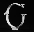 Collier fixation sans patte à vis à clipser - Collier fixation sans patte à vis à clipser pour Tuyau diamètre 100mm couleur BLANC