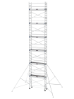 Échafaudage roulant en aluminium NEOLIUM 250 LINE - hauteur de travail 14m