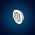 Grille de ventilation ronde 40 mm - Grille de ventilation ronde 40 mm pour Lambris de sous face couleur SABLE