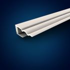 Finition simple 2 piéces clipsable long 4,00 métres - Finition simple 2 piéces clipsable long 4,00 métres pour Lambris de sous face couleur BLANC