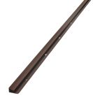 PROFILE FINITION PETIT RECOUVREMENT 4 METRE MARRON    - PFPR4 METRE
