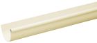 Gouttière PVC sable demi ronde développé T16 - long. 4m