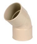 COUDE FEMELLE/FEMELLE 45° DIAMETRE 80 SABLE - CR44GTS