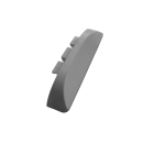 EMBOUT POUR LISSE MURALE ALVEOLÉE LARG.120 MM
