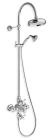 colonne de douche chambord retro thermostatique complete chrome