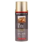 Peinture acrylique metal , bois , plastiques classique brillant or pale - aérosol de 0,4L