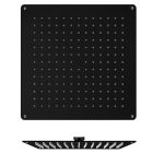 POMME DE DOUCHE SANDWICH INOX PLAFOND CARREE BLACKMAT