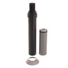 Kit terminal Rolux 3CEp Condensation D110/160mm noir haut.2000mm
