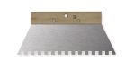 SPATULE A COLLE 30CM DENTS CARREES 10X10X10 MANCHE BIMAT