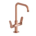 MELANGEUR LAVABO EAST SIDE MONOTROU + Vidage OR ROSE BROSSE