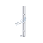 Raccord Plat (mâle) 4ml 63x11mm Blanc