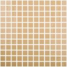 Mosaïque en verre recyclé - 101 LISO BEIGE MALLA 25X25MM