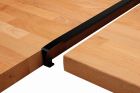 Profils Alu plan de travail - PROFIL ALU JONCTION D'ANGLE NOIR 2/4R 38MM R3/5MM X 670 MM