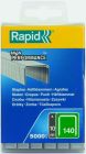 Agrafes en fil plat 140/10mm Galva - Boîte PP 5000