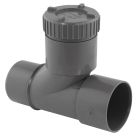 Té de visite PVC évacuation 87° mâle/femelle Ø40 - TE DE VISITE MF D 40