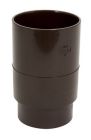 MANCHON FEMELLE/FEMELLE DIAMETRE 80 MARRON - JRGTM
