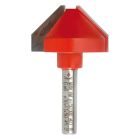 FRAISE D'AFFLEUREUSE CHANFREIN Q8XD25XL50XR32°