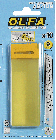 Lame Olfa AB Cutter 9 mm Taille 9 mm Epaisseur 0.38 mm Conditionnement Etui 10 lames (Carte LS OLFA)