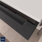 Meuble de salle de bain MONTERREY 900 2 tiroirs métalliques à fermeture amortie ANTHRACITE MAT 897 x 540 x 450 mm
