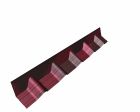 Faîtière contre mur 1,02 m x 0,14 m - Rouge ombré