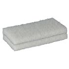 2 TAMPONS ABRASIFS FIBRES BLANCS