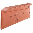 Rive gauche individuelle a recouvrement terre cuite PV13 Ardoise - long. 42,7 cm x larg. 8,6 cm