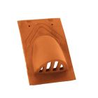 Tuile chatiere terre cuite Plate 16x24 Ambre - long. 24 cm x larg. 16 cm
