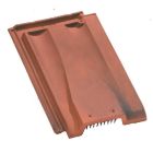 Tuile de ventilation terre cuite PV13 Rouge - long. 43,7 cm x larg. 26 cm