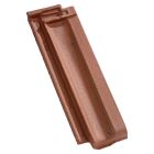 Demi tuile terre cuite Standard 14 Rouge - long. 43 cm x larg. 13,5 cm