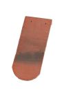 Tuile terre cuite Plate 16x38 Rouge patine - long. 38 cm x larg. 16 cm