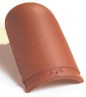 About d'aretier demi rond a emboitement petit modele Terre cuite Rouge nuance