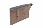 Rive individuelle gauche a recouvrement terre cuite Beauvoise Graphite (4,1 au ml)