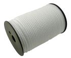 CORDEAU SYNTHETIQUE TRESSE BLANC- DIA3MM