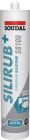 Mastic silicone neutre - SILIRUB+ S8100 gris - cartouche de 300ml