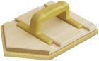 TALOCHE BOIS EPONGE L 25 l 14 h 2,5CM POINTUE