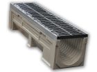 Caniveau - F200K00R avec grille de Fonte Ductile résist. D-400
