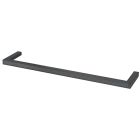 PORTE SERVIETTE DOMINO 40 CM CHROME NOIR BROSSE
