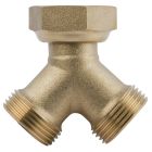 Nourrice 2 circuits laiton F20x27-M20x27