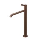 LAVABO MITIGEUR HAUT INOX OR ROSE BROSSE PVD
