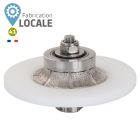 MEULE DIAMANTEE QUART DE ROND ULTRA PROFIL R10 MM - M14 D.120