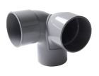 COUDE DOUBLE D'EQUERRE MALE/FEMELLE  87°30 DIAMETRE 100   - UCET8