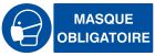 MASQUE OBLIGATOIRE 330x120mm