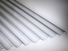 Plaque nervurée PVC GRECA - 70 x 18 - 3,00 m x 1,09 m -  Epaisseur : 1,2 mm  - Cristal