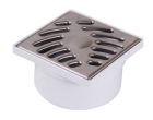SIPHONNETTE DIAMETRE 40/50 GRILLE INOX 10X10 - SIHJ10I