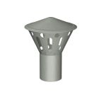 Sortie de ventilation Ø100 mm - zinc - prePATINA ardoise