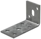 PIED DE POTEAU A VISSER  70 X 60 X 110 mm FORME L Acier - P/10